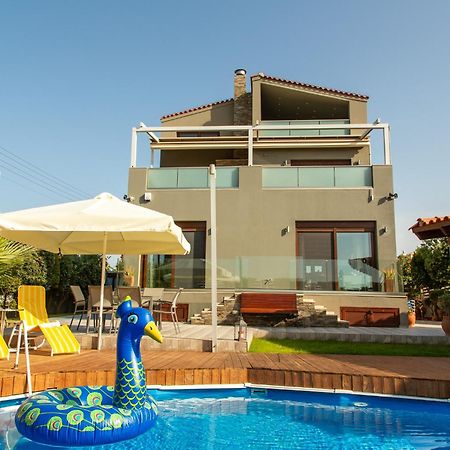 A Cozy Eco Villa By The Sea Gouves Esterno foto