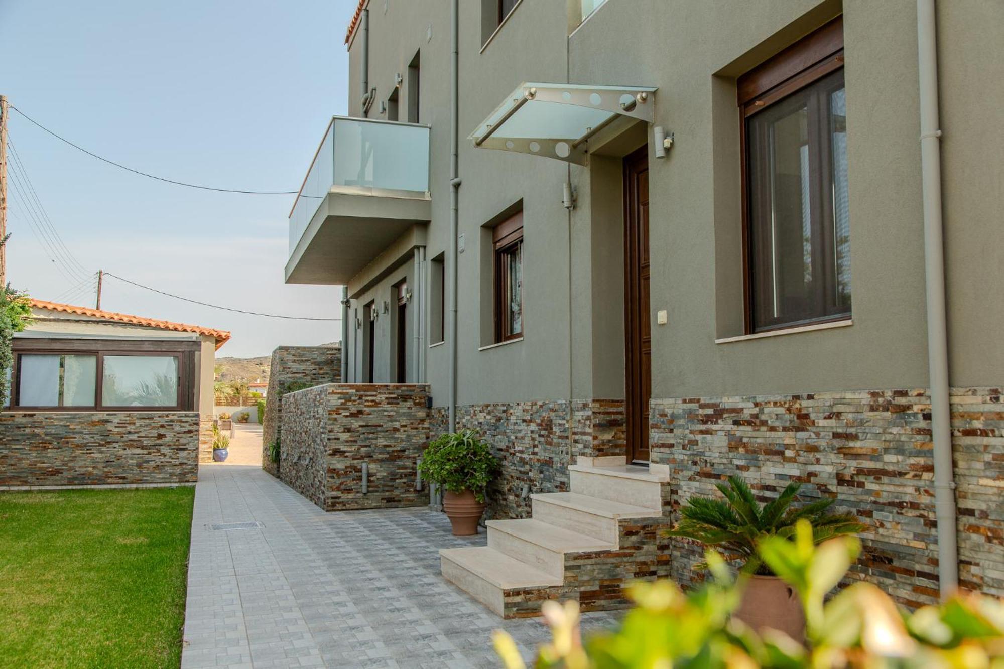 A Cozy Eco Villa By The Sea Gouves Esterno foto