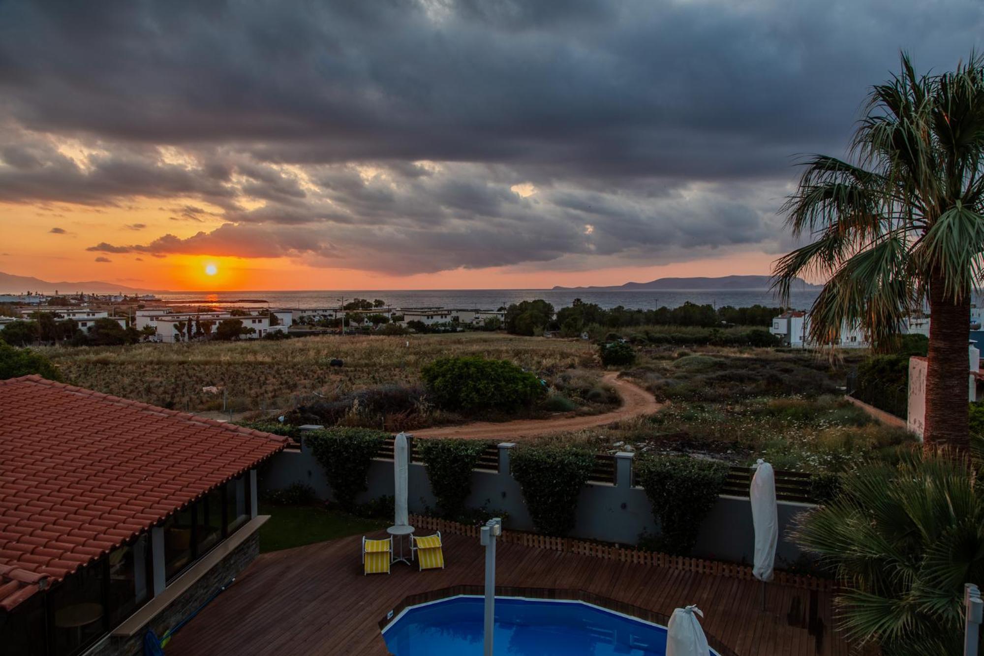 A Cozy Eco Villa By The Sea Gouves Esterno foto