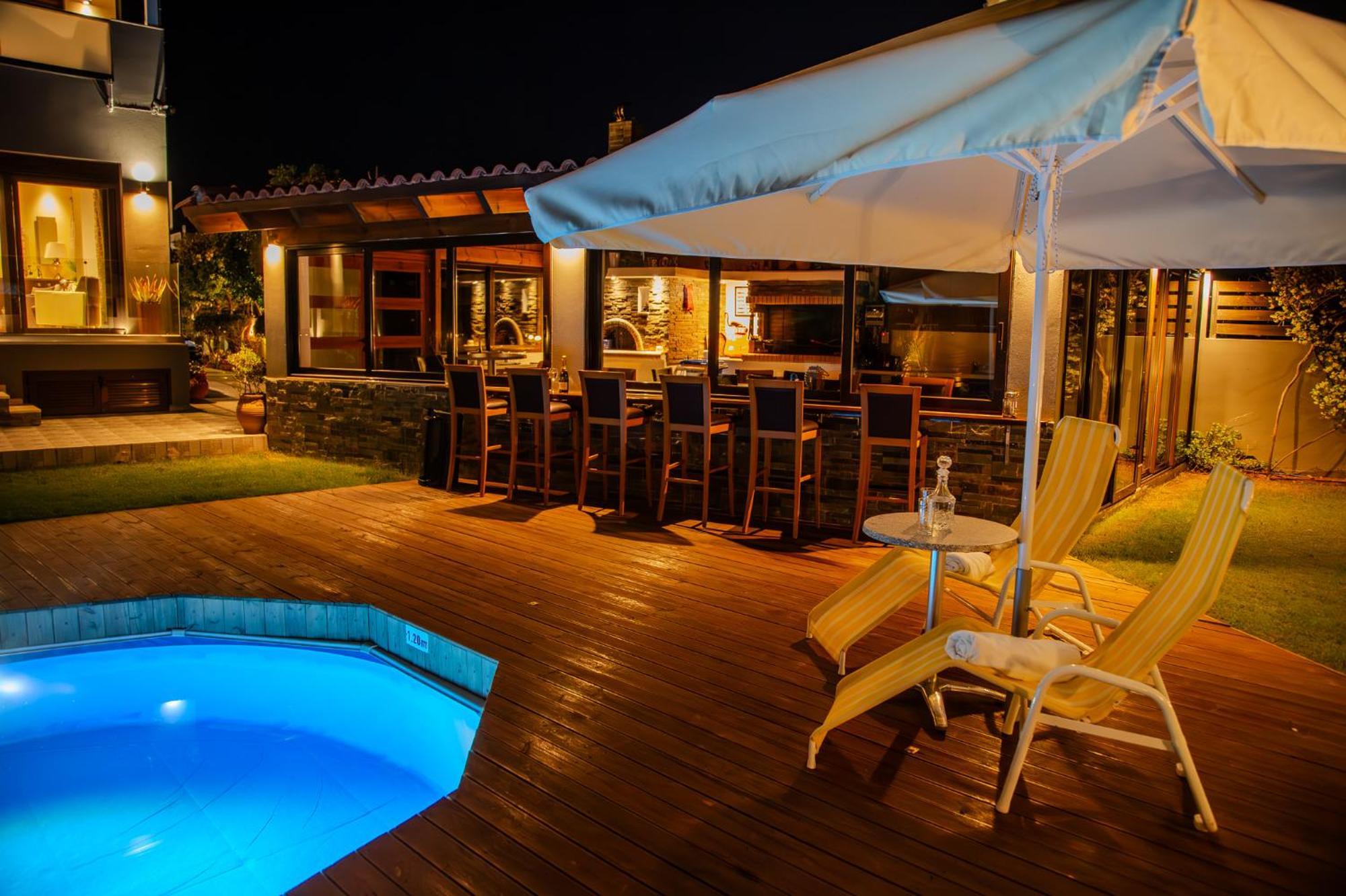 A Cozy Eco Villa By The Sea Gouves Esterno foto
