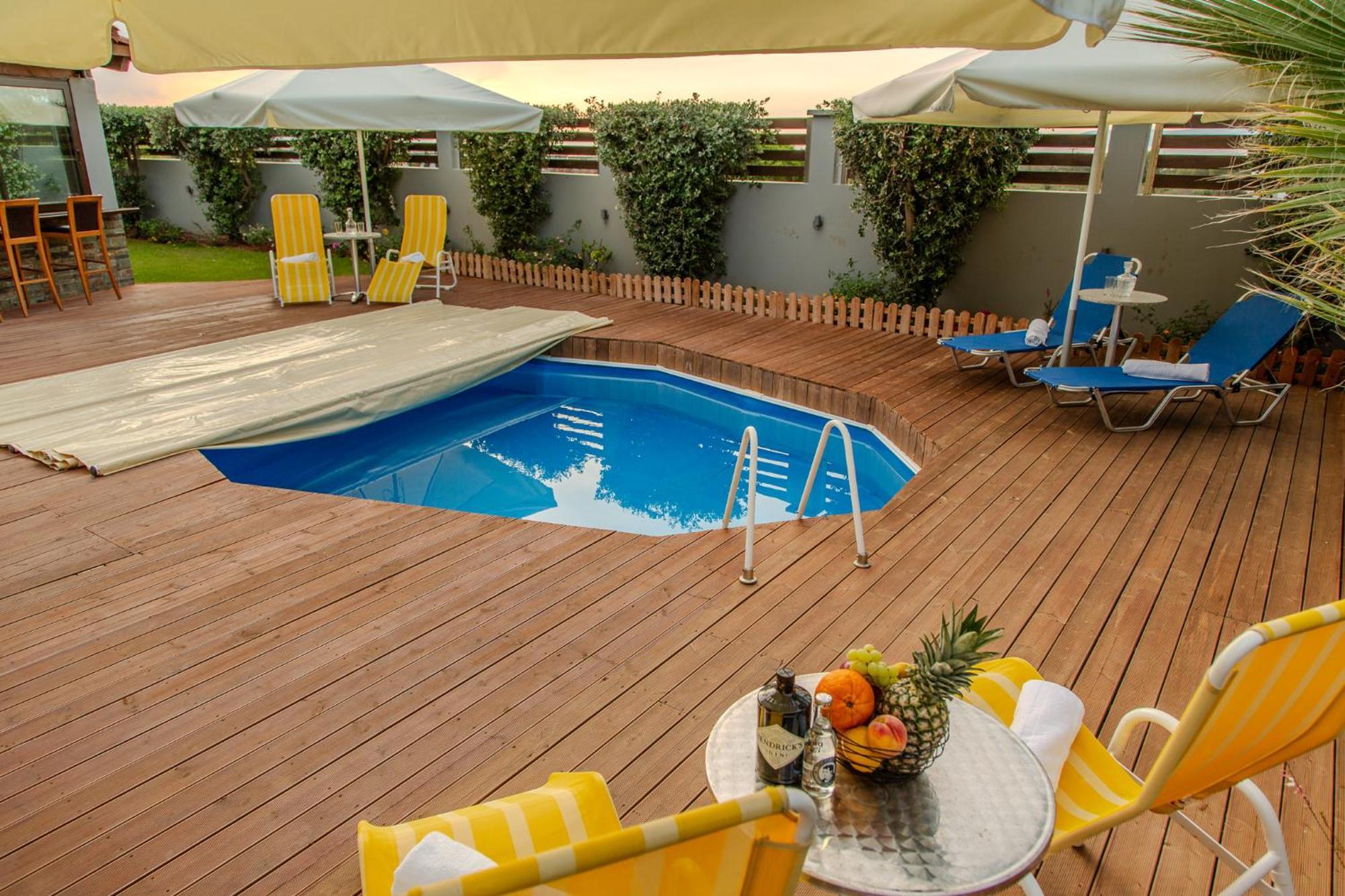 A Cozy Eco Villa By The Sea Gouves Esterno foto