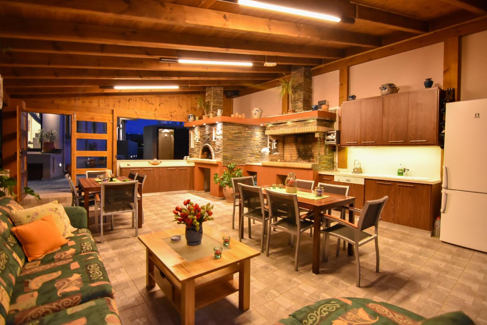 A Cozy Eco Villa By The Sea Gouves Esterno foto