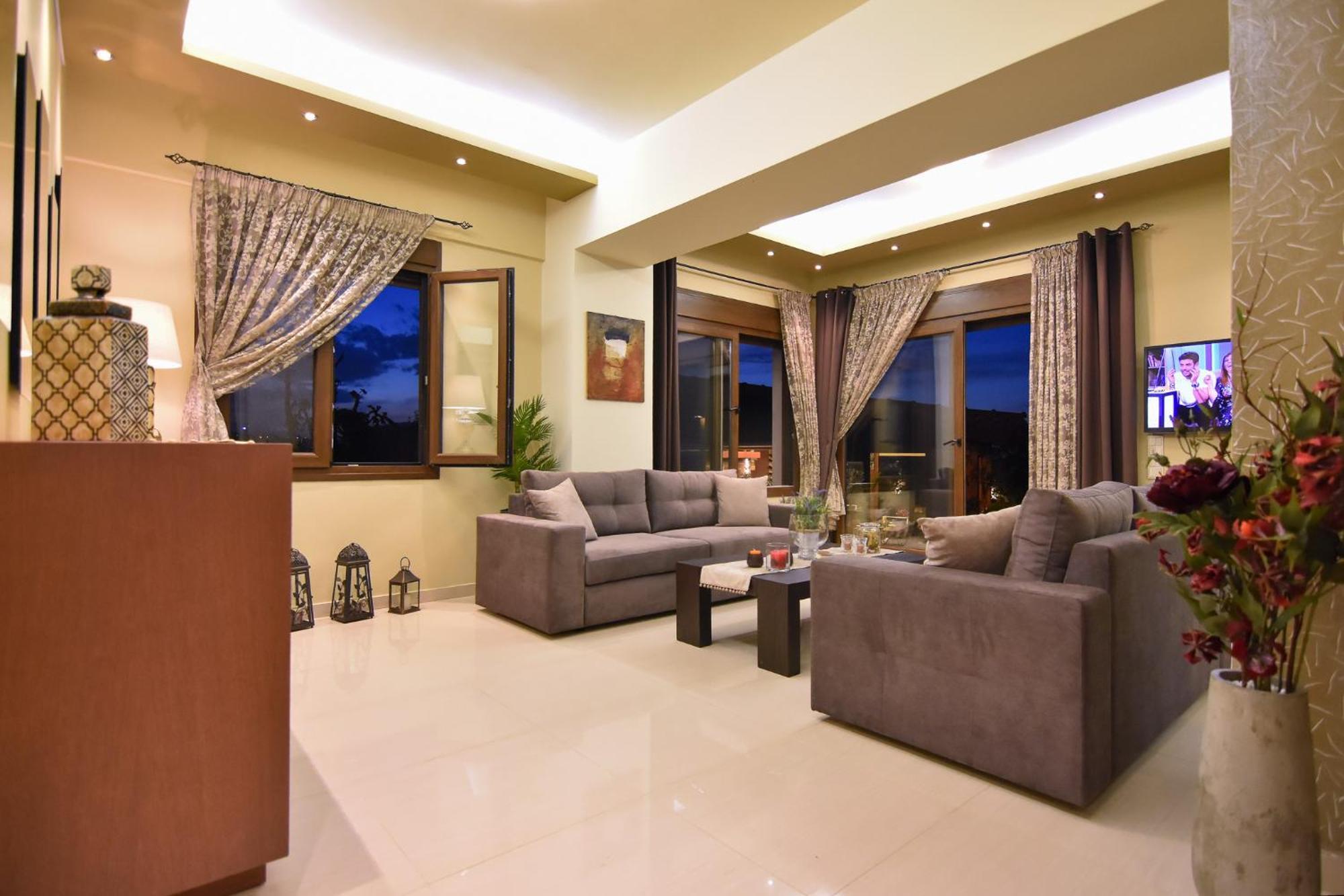 A Cozy Eco Villa By The Sea Gouves Esterno foto