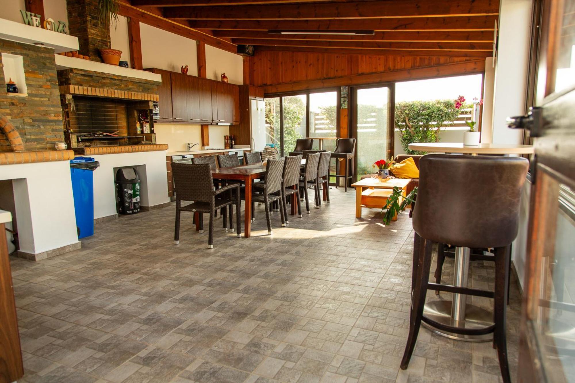 A Cozy Eco Villa By The Sea Gouves Esterno foto