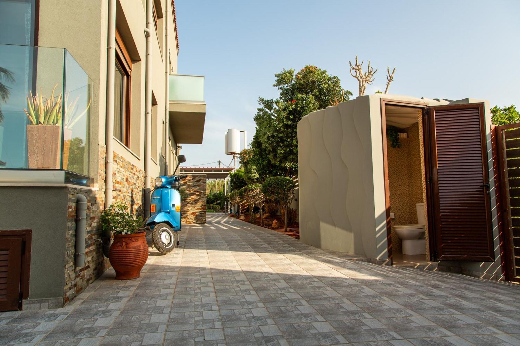 A Cozy Eco Villa By The Sea Gouves Esterno foto